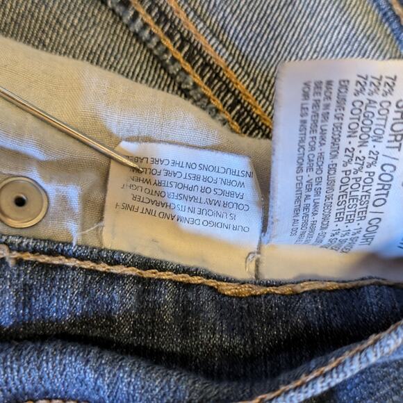 Gloria Vanderbilt Womens 8 Short Jeans Amanda Blue Denim Petite "Missy" Curvy - Picture 8 of 11